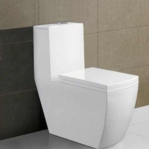 Monobloc Floor-standing WC - White Ceramic - 35x68 cm - Millenium |Rue du Bain