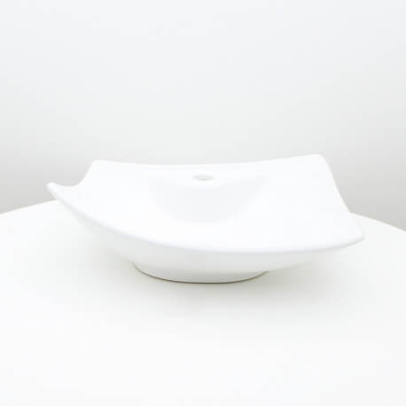 Ceramic flooring pan Matt white sheet on Rue du Bain