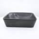 Vasque à Poser Carrée - Céramique Noir Mat - 43x43 cm - Urban