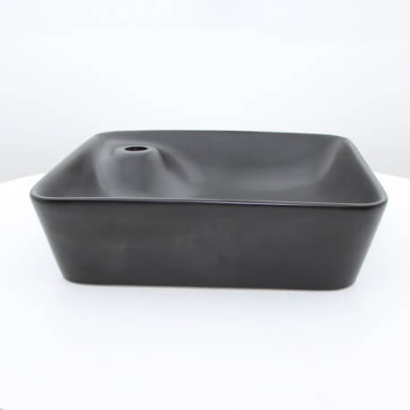 Telaio quadrato Vasc - Tappetino nero in ceramica - 43x43 cm - Urban