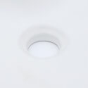 White matt ceramic round laying basin - Lodge