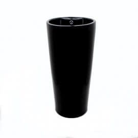 Lave Main Totem Cylindre - Céramique Noir - 39X83 cm - Star
