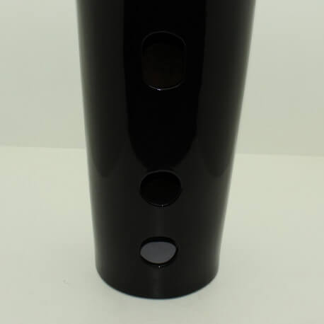 Lave Main Totem Cylindre - Céramique Noir - 39x83 cm - Star | Rue du Bain