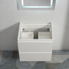 Armadio da bagno 2 cassetti - Bianco - Vasque - 60x46 cm - Città