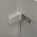 Meuble de salle de bain 2 Tiroirs - Blanc et Chêne Gris - Vasque - 80x46 cm - Scandinave | Rue du Bain