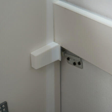 Mueble de baño 4 Dibujos - Gris Blanco y Roble - Fregadero doble - 120x46 cm - Escandinavia