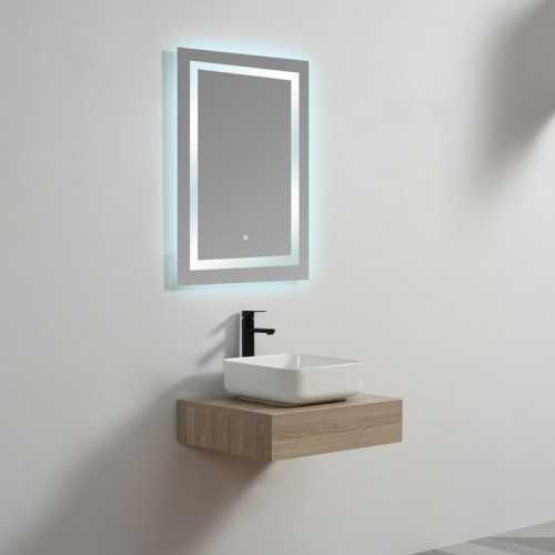 Piano sous vasque - Legno colorato - 60x50 cm - Tendenza