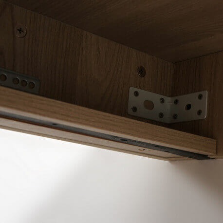 Piano sous vasque - Plaqué color Bois - 90x50 cm - Tendenze