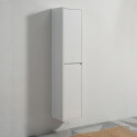 Colonne de salle de bain 2 Portes - Blanc - 160x35x30 cm - City | Rue du Bain