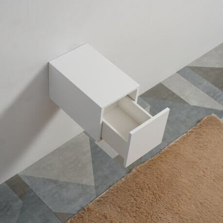 Armario de almacenamiento 1 Secador - Fachada MDF 19 mm - Blanco - 30x50 cm - Ciudad