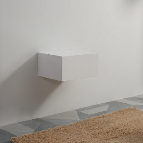 Storage cabinet 1 Drawer - White - 60x50 cm - City