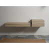 Mobili Storage 1 cassetto Fade MDF 19mm legno placcato 60cm Trend