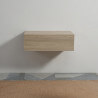 Furniture Storage 1 Drawer Front MDF 19mm color Wood 90 cm Trend