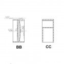 Lavabo Suspended Rectangular - Composite White Mat - 80x40 cm - Composite
