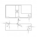 Lavabo Suspended Rectangular - Composite White Mat - 80x40 cm - Composite