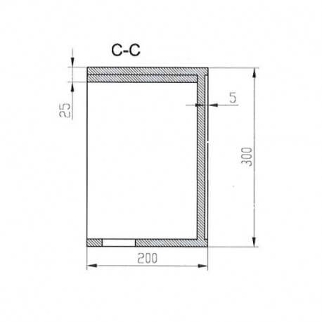 Handwasher with towel holder - Composite White Mat - 50x30 cm - Wishlist