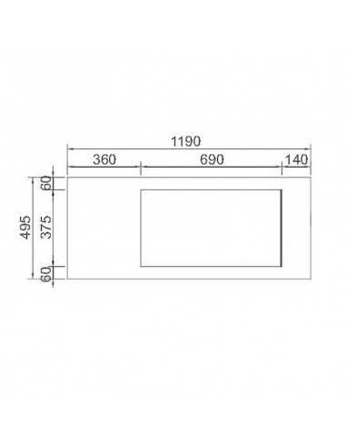 Washbasin Sospended composito bianco opaco - Feel