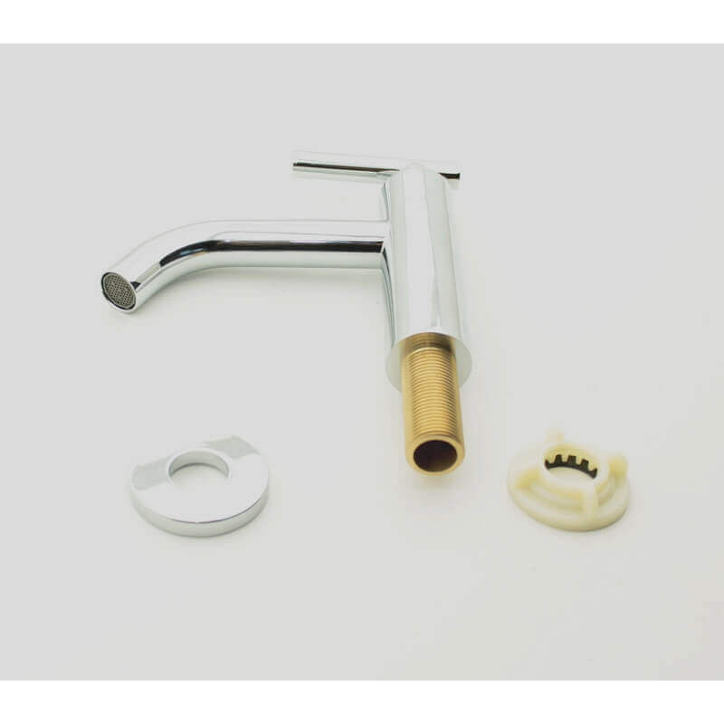 Robinet Eau Froide Lave-main – Avec Filtre Et Tuyau De Raccordement Pour Salle De Bain, Cuisine