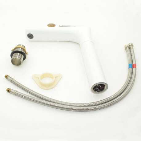Faucet Mitigeur Evier/Vask Uplifted - Chromé/Blanc - Concep't