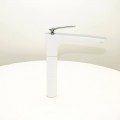 Faucet Mitigeur Evier/Vask Uplifted - Chromé/Blanc - Concep't