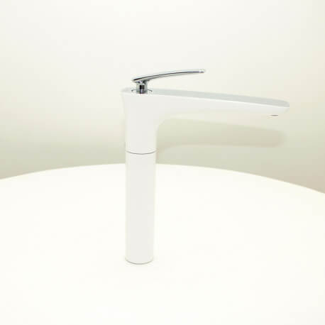 Grifo Mitigeur Evier/Vask Uplifted - Chromé/Blanc - Concep't