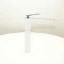 Grifo Mitigeur Evier/Vask Uplifted - Chromé/Blanc - Concep't