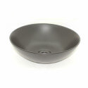 Vasque à Poser Ronde - Céramique Noir Mat - 41 cm - Casual