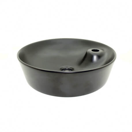 Padella rotonda in ceramica opaca nera - Lodge