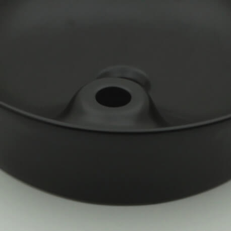 Padella rotonda in ceramica opaca nera - Lodge