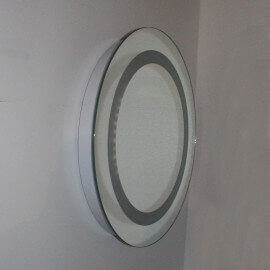 Badezimmer Licht runder Spiegel - LED Hintergrundbeleuchtung - 50 cm - Mode 2