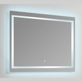 Mirror Rectangle bagno luminoso - Retroilluminazione LED - 120x80 cm - Collegamento 120