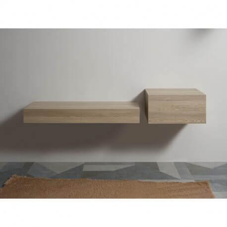 Pack Plan under basin 120 cm Trend + Cabinet 1 Drawer 60 cm Trend