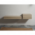 Pack Plan sous vasque 120 cm Tendance + Meuble 1 Tiroir 60 cm Tendance|Rue du Bain