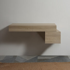 Pack Plan under basin 120 cm Trend + Cabinet 1 Drawer 30 cm Trend