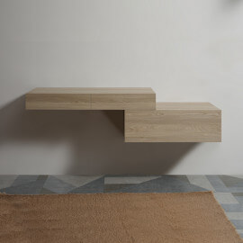 Pack Plan under basin 120 cm Trend + Cabinet 1 Drawer 90 cm Trend