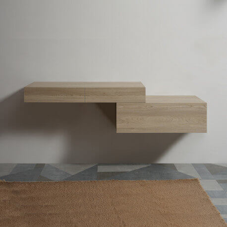 Pack Plan under basin 120 cm Trend + Cabinet 1 Drawer 90 cm Trend