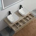 Paket Plan unter Becken 120 cm Trend + Schrank 1 Schublade 30 cm Stadt