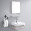 Armadio da bagno Set - Filato bianco rovere - 44x36 cm - iD