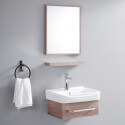 Platzsparendes Badezimmermöbel-Set - Holz - 44x36 cm - iD