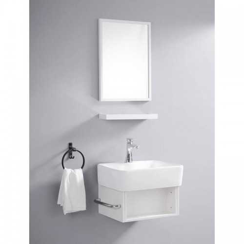 Set de baño pequeño - blanco - 48x37 cm - Evoc