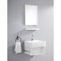 Set de baño pequeño - blanco - 48x37 cm - Evoc
