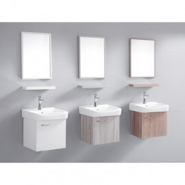 Armadio da bagno piccolo - Crema bianca - 44x36 cm - Quotidiano 2
