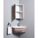 Cuarto de baño Angle Cuarto de baño Gain - Lavado de mano - madera - 42x42 cm - Kara