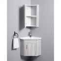 Armario de baño angosto colada - lavado a mano - hilo blanco - 42x42 cm - Corner