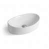 Ovale Poser Vasque - Ceramica - 53x34 cm - Onda