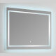 Miroir Rectangle lumineux salle de bain - Rétro-éclairage LED - 120x80 cm - Connec't 120