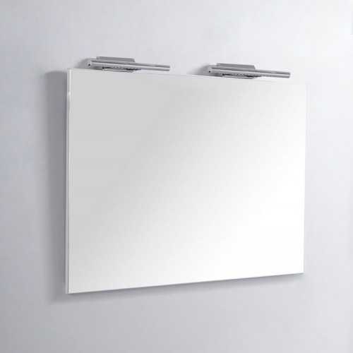 Espejo Rectángulo baño - Lámparas LED - 120x80 cm - Classic 120