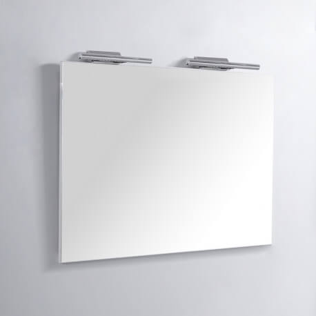 Espejo Rectángulo baño - Lámparas LED - 120x80 cm - Classic 120