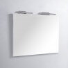 Mirror Rectangle bathroom LED lamps 120x80 cm - Classic 120