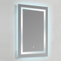 Cuarto de baño espejo de luz rectángulo - Iluminación LED - 60x80 cm - No 60